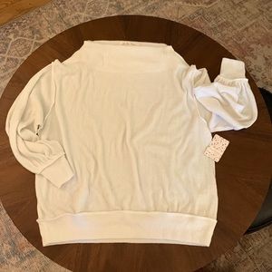 Free People Cozy Knit Top XS NWT- Oversized Fit